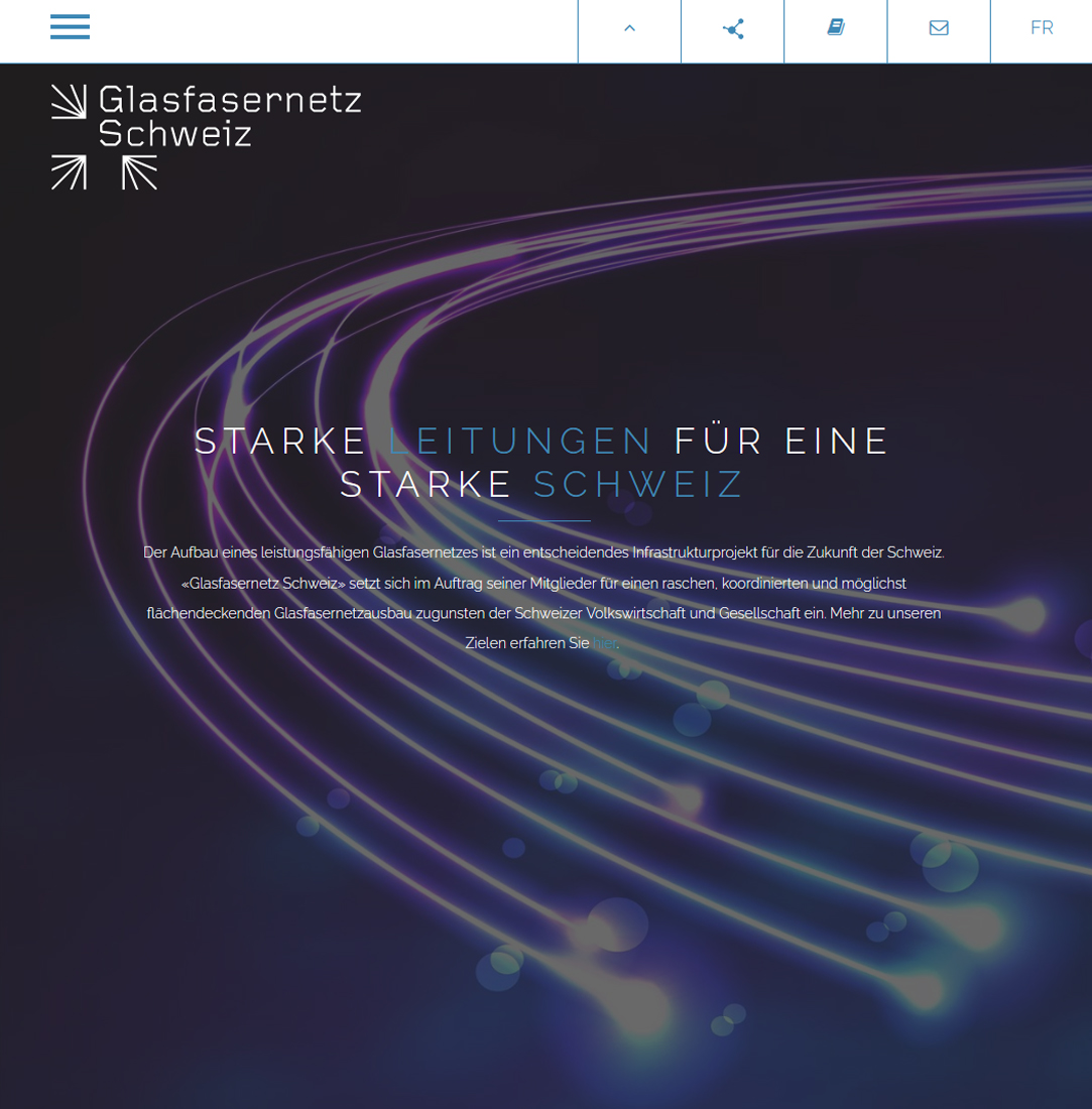 Glasfasernetz Schweiz